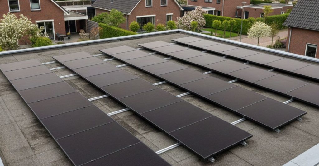 Zonnepanelen - Plat dak
